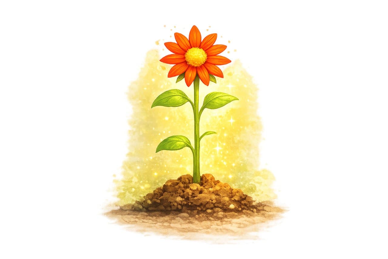 A flowering plant in the garden